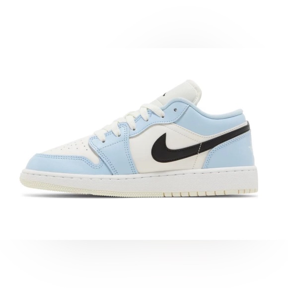 Jordan Other - Air Jordan 1 Low Ice Blue Black Youth 7